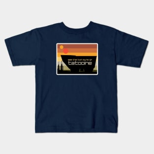 The sand gets everywhere! Kids T-Shirt